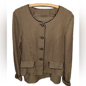 Rare Vintage Stephanie Queller 2 Piece Skirt Set Size 14 Made in USA